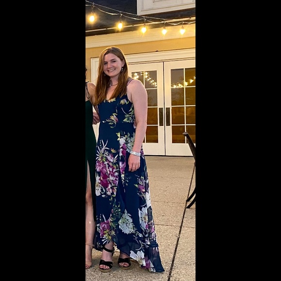 Lulus Passion Island Teal Blue Floral Print Maxi Dress - Picture 5 of 5